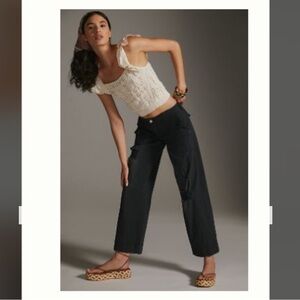 Pilcro / Anthropologie - Low Rise Relaxed Trousers